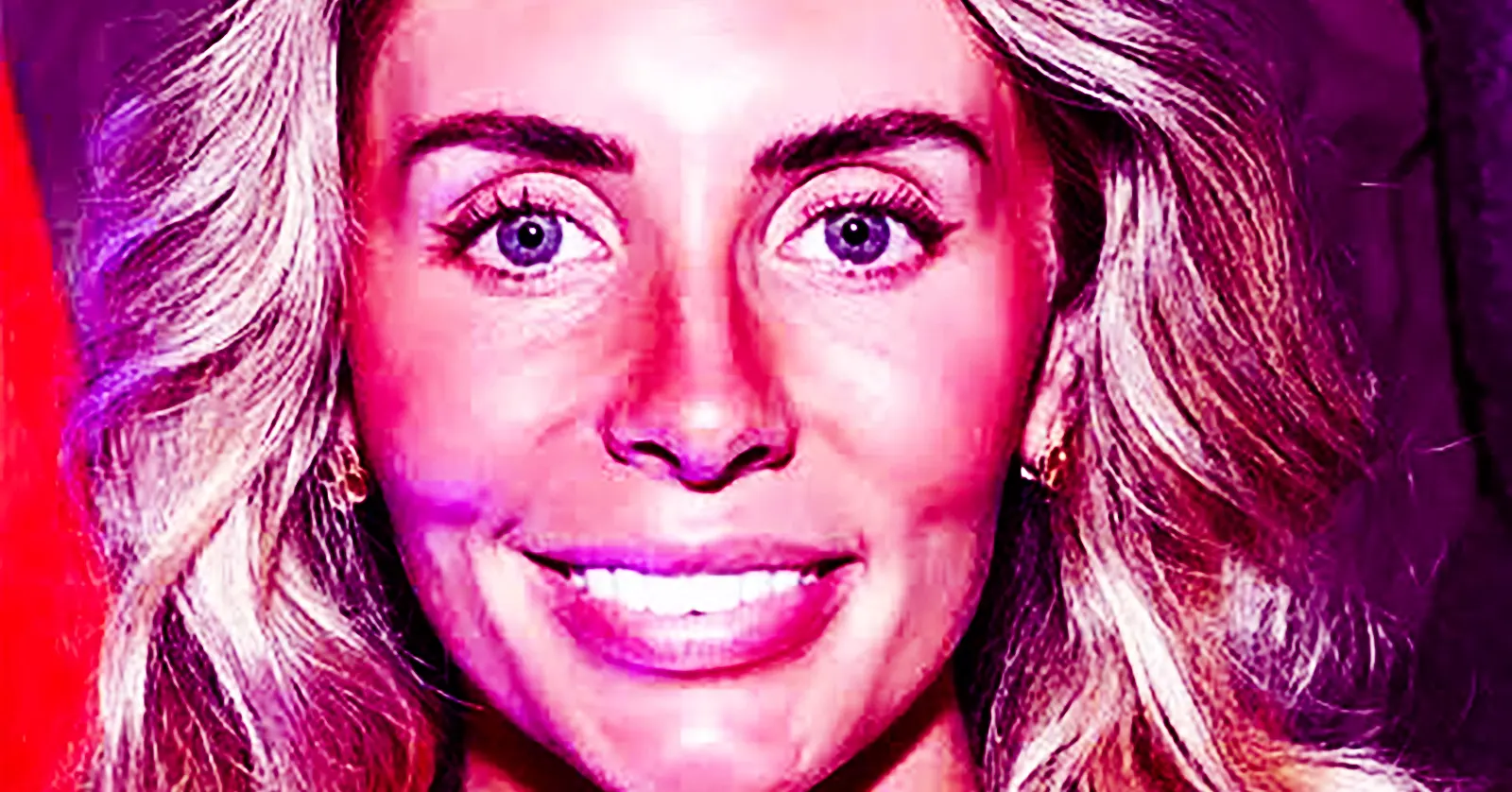 Close-up portrait of Bonnie Blue smiling under pink and purple lighting, used as the cover image for an opinion article arguing that the best response to her publicity stunts is to stop giving her attention.